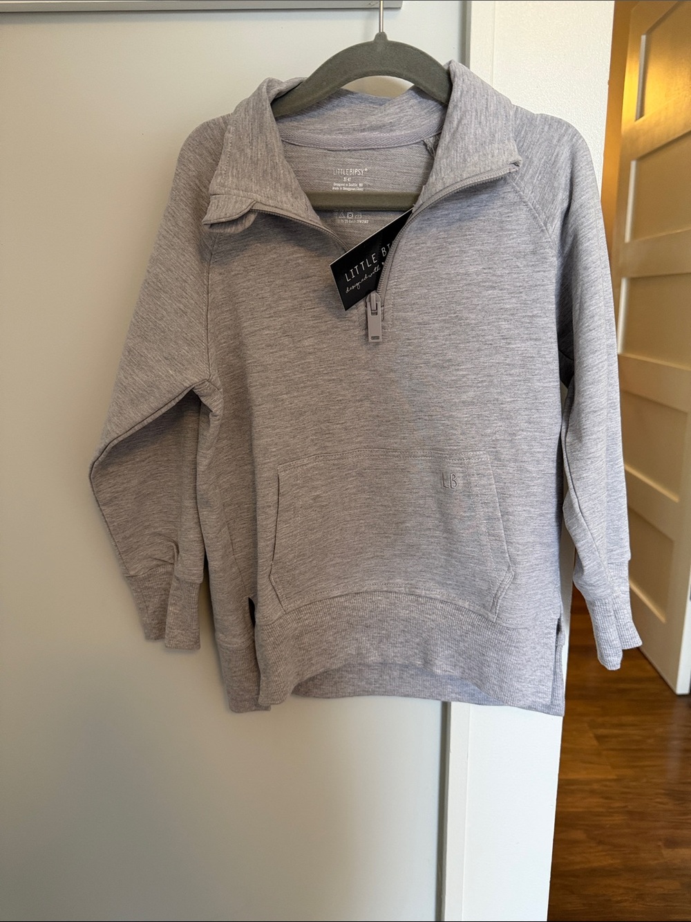 NWT Little Bipsy Quarter Zip Pullover - 3T-4T